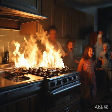 老板燃气灶上门快修服务阐明↑厨房燃气灶起火惊魂记：紧急应对指南