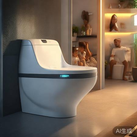 东鹏智能马桶：精准水位调节，舒适生活新体验