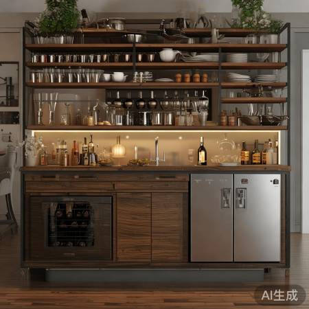 冰箱上面吧台命名：揭秘家居装饰新趋势