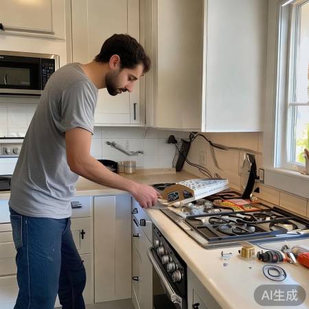 长虹燃气灶便捷网点教导，燃气灶燃气连接管正确安装步骤及注意事项