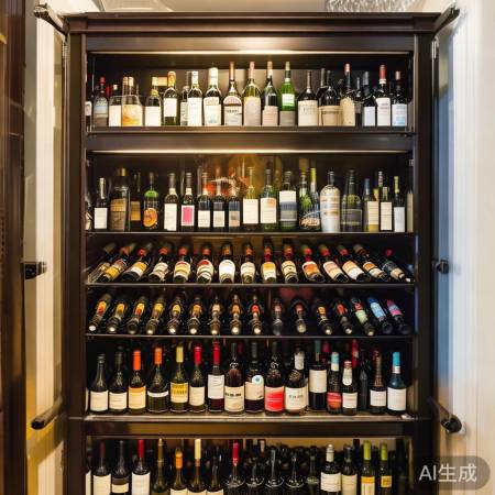 百凯伦红酒柜厂总部维修上门详述☞红酒酒柜挂墙，美观实用两不误