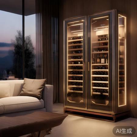 网红酒柜现代摆件效果图，尽显时尚品味