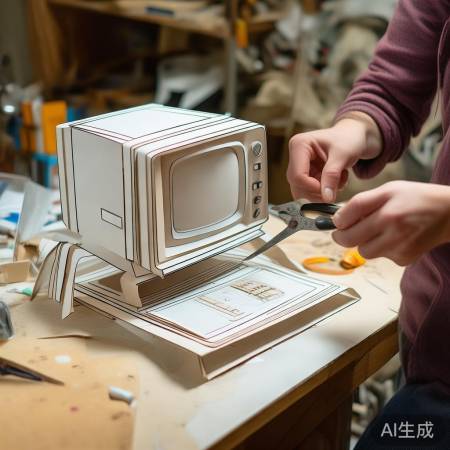 纸板巧变迷你电视机，DIY教程带你轻松上手