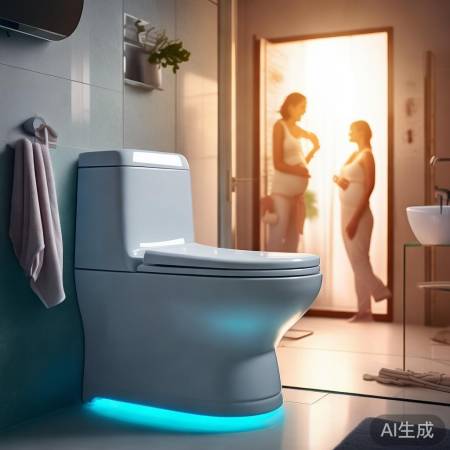 38周孕产妇使用智能马桶冲肛门的好处