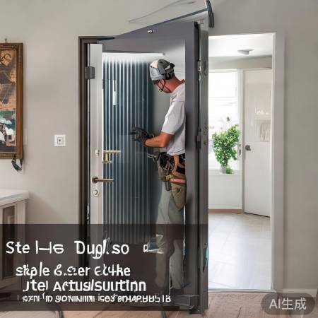 GUSITE防盗门厂家快速维修教大家☞钢质防盗门安装步骤详解