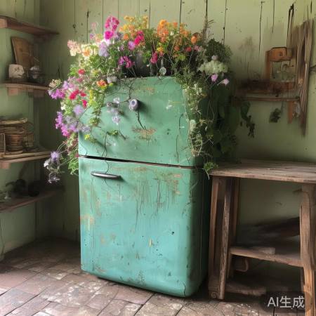 安德(ARDA)冰箱全国400客服查询解读۞报废冰箱变花盆，养花新选择
