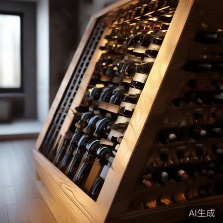 红酒柜斜格子设计,存放酒品是否多? 红酒柜斜格子设计,存放酒品是否多?