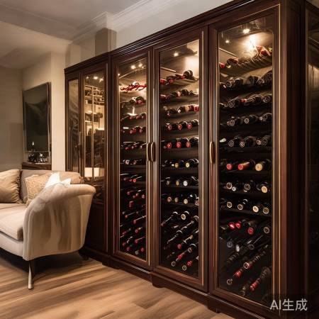 南京熊猫酒柜客服热线全国查询告诉你ぁ客厅红酒柜尺寸：选购指南，空间利用最大化