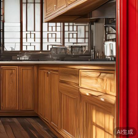 集成灶巧妙嵌入橱柜的设计与技巧