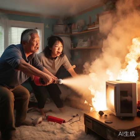 清华紫光电视机维修服务热线是多少普及【家中电视机着火，紧急应对指南】