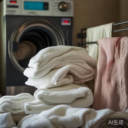 浴巾是否可使用公用洗衣机清洗？