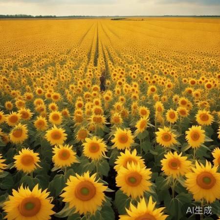 极惠家保险柜总部售后点教你↑沙漠边缘，万亩向日葵盛放，金色海洋映照晴空