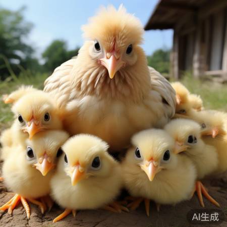 帝德森安全门锁全国修服热线解释☞母鸡育儿记：母爱满满，小鸡背身成长